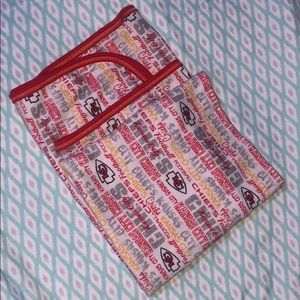 Kansas City Chiefs baby blanket